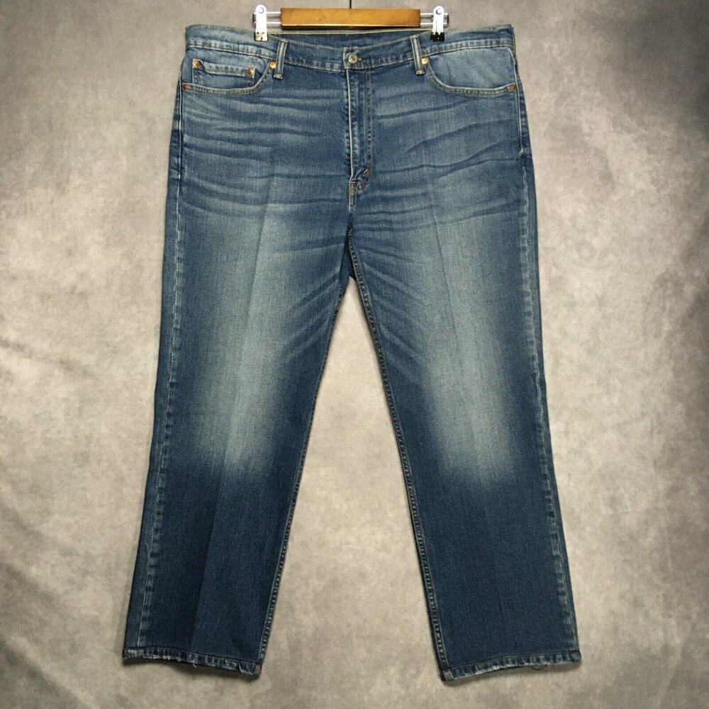 Levis Mens‎ 541 Athletic Fit Blue Jeans size 40x29 Stretch Denim Handsome Fading